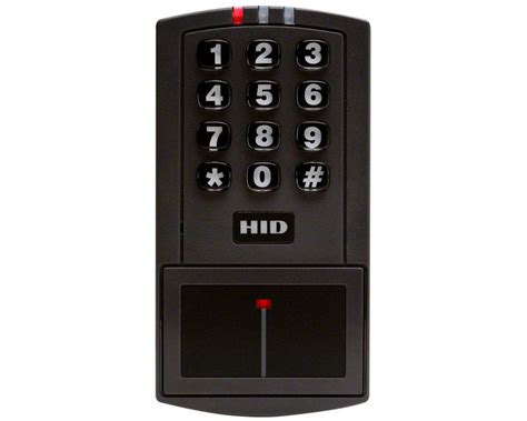 proximity card reader with keypad